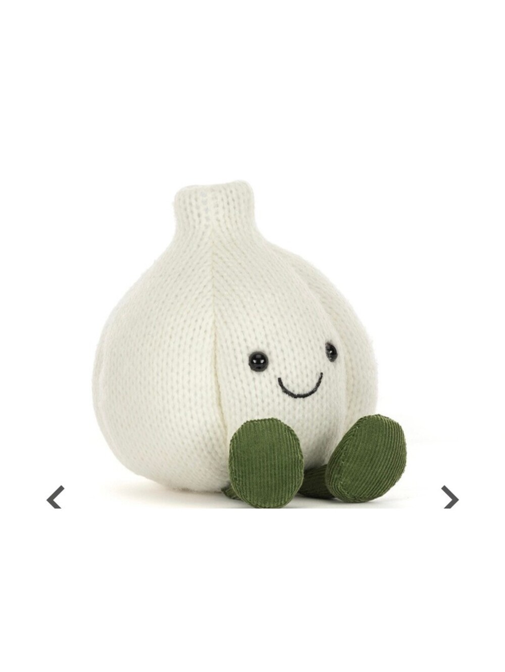 Jellycat Amuseables Garlic Plush Toy NWT